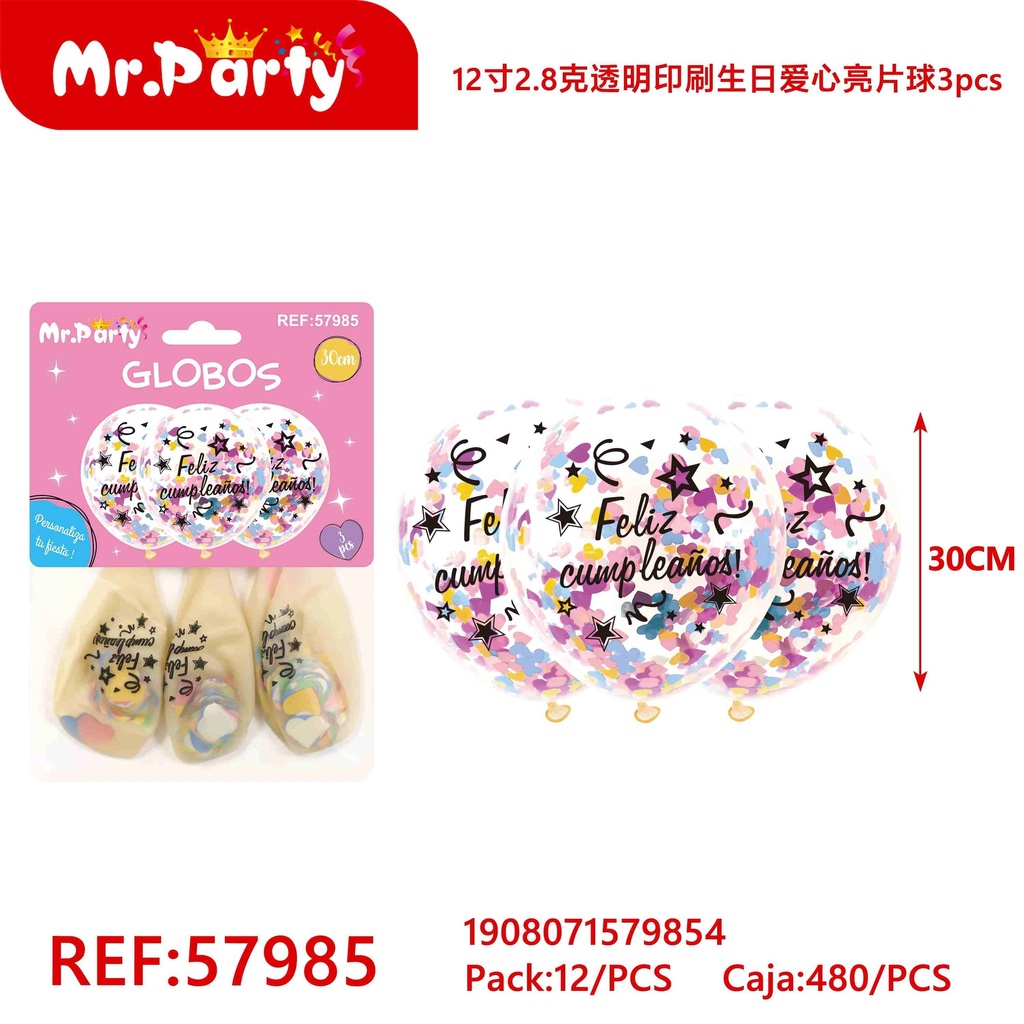 [Mr-57985] GLOBOS IMPRESO