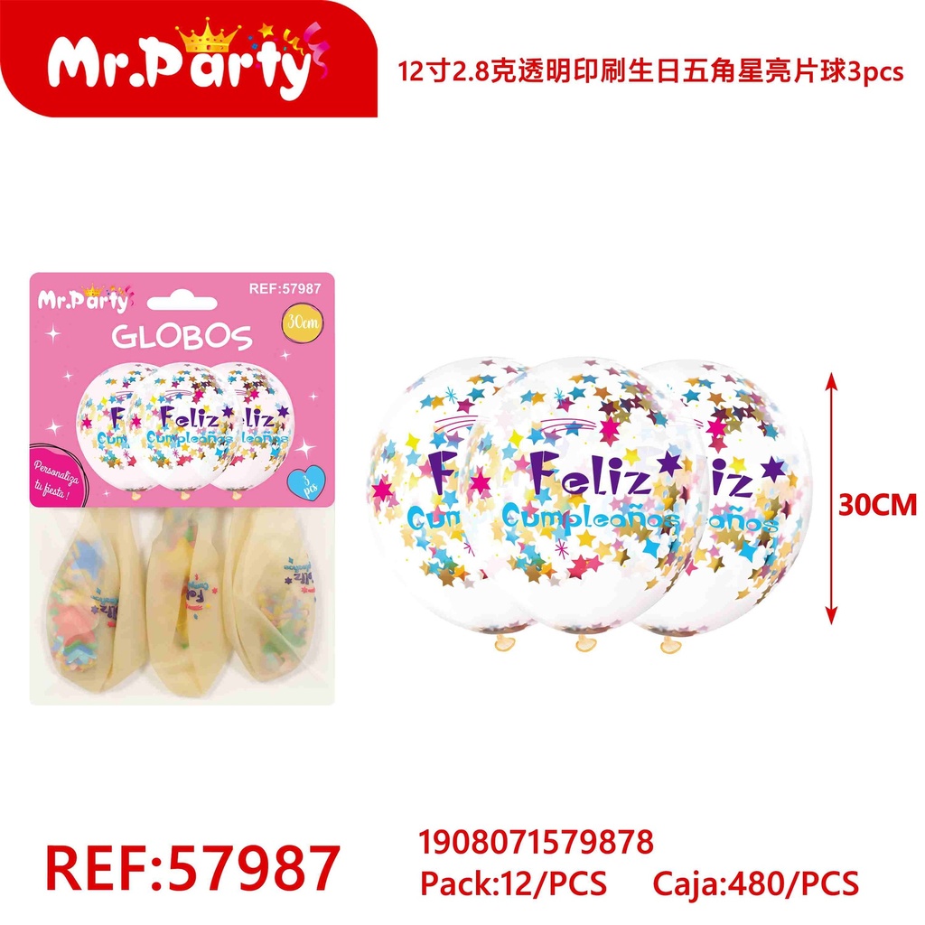 [Mr-57987] GLOBOS IMPRESO