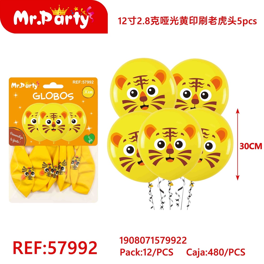 [Mr-57992] GLOBOS IMPRESO