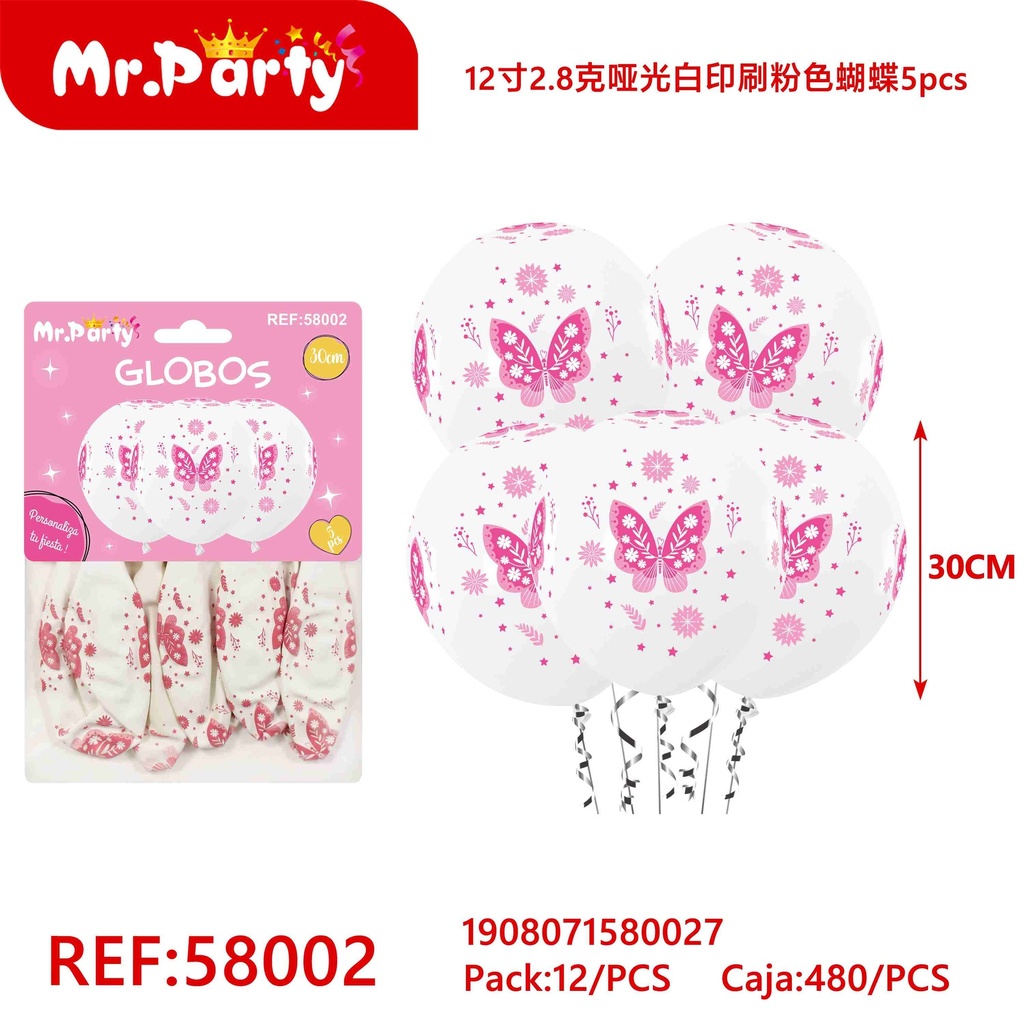 [Mr-58002] GLOBOS IMPRESO
