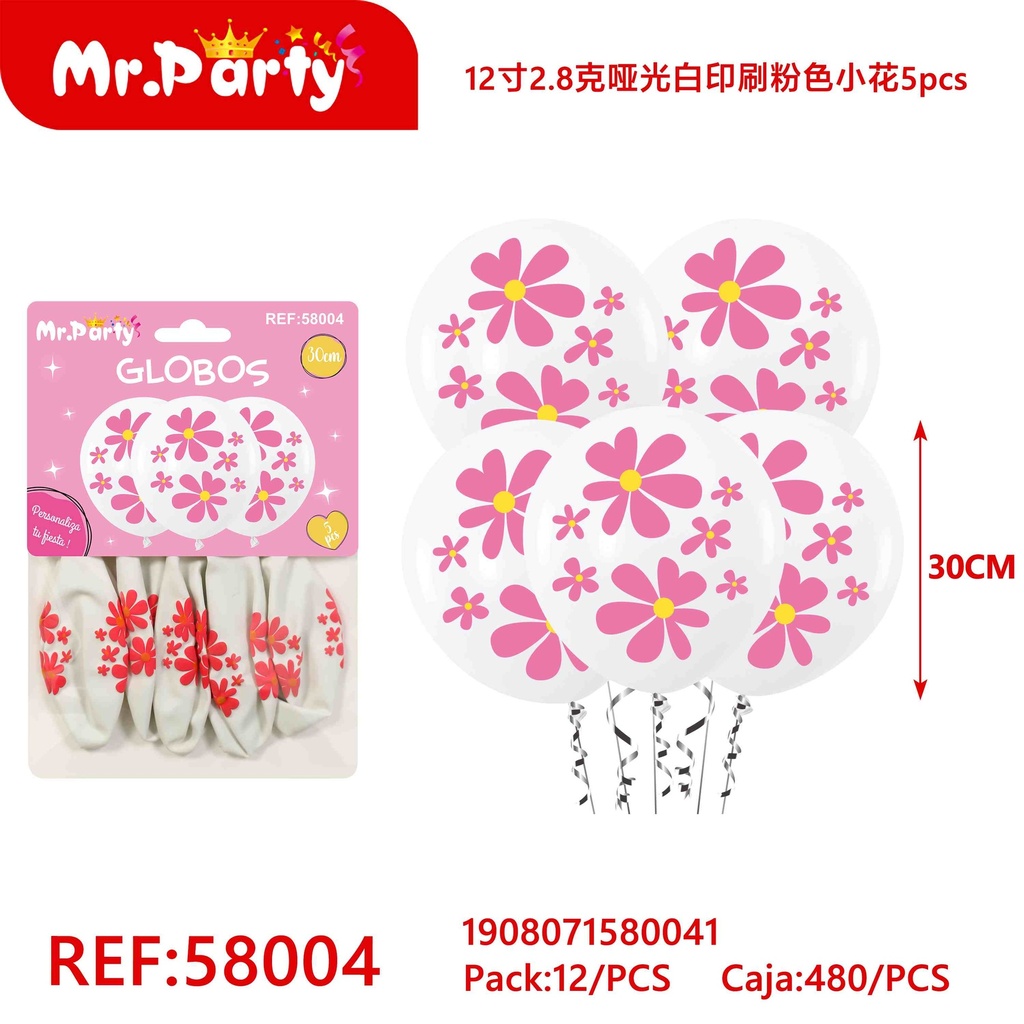 [Mr-58004] GLOBOS IMPRESO