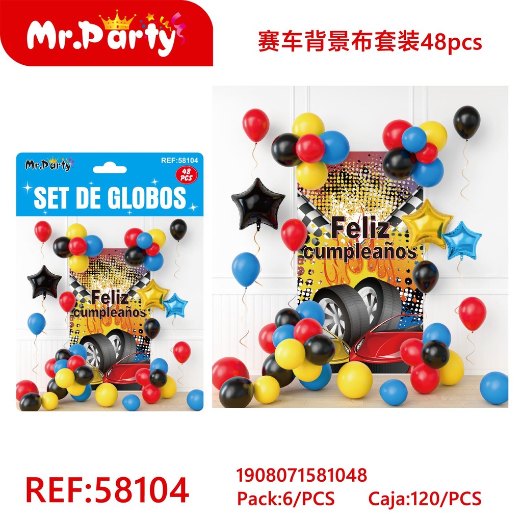 [Mr-58104] SET DE GLOBOS
