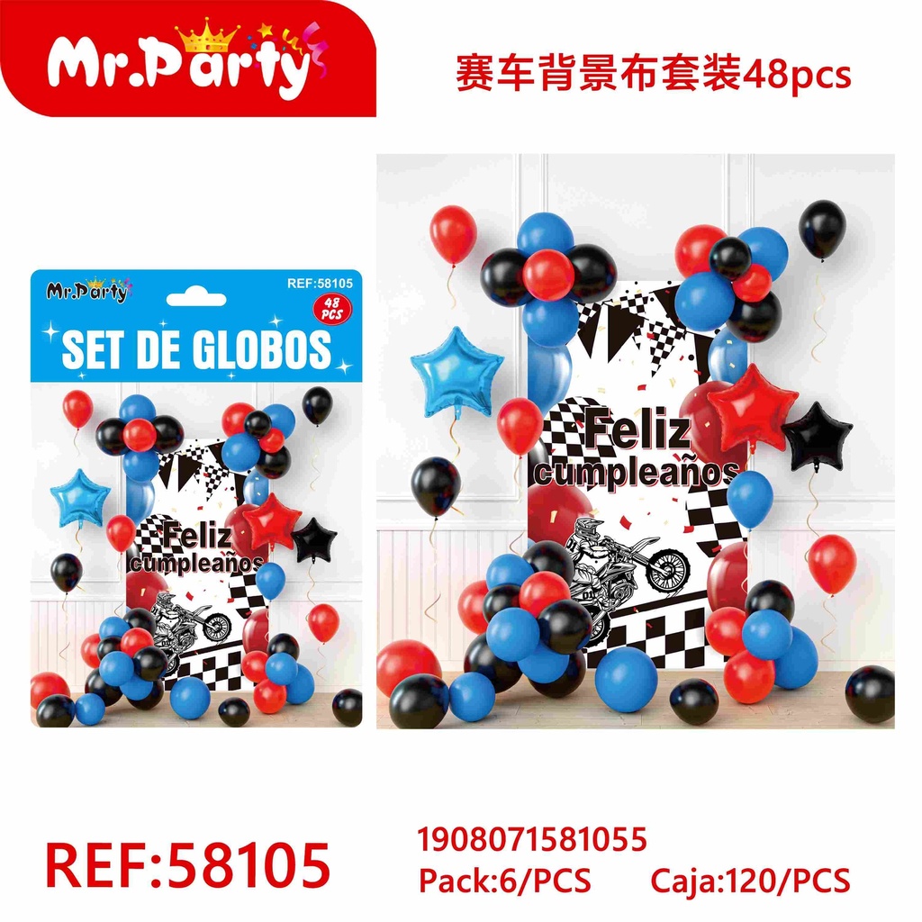 [Mr-58105] SET DE GLOBOS