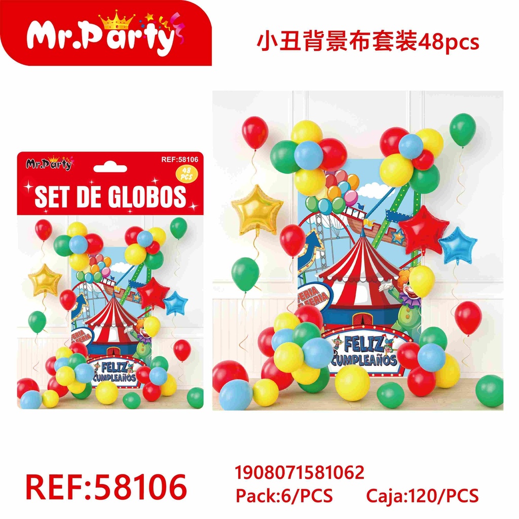 [Mr-58106] SET DE GLOBOS