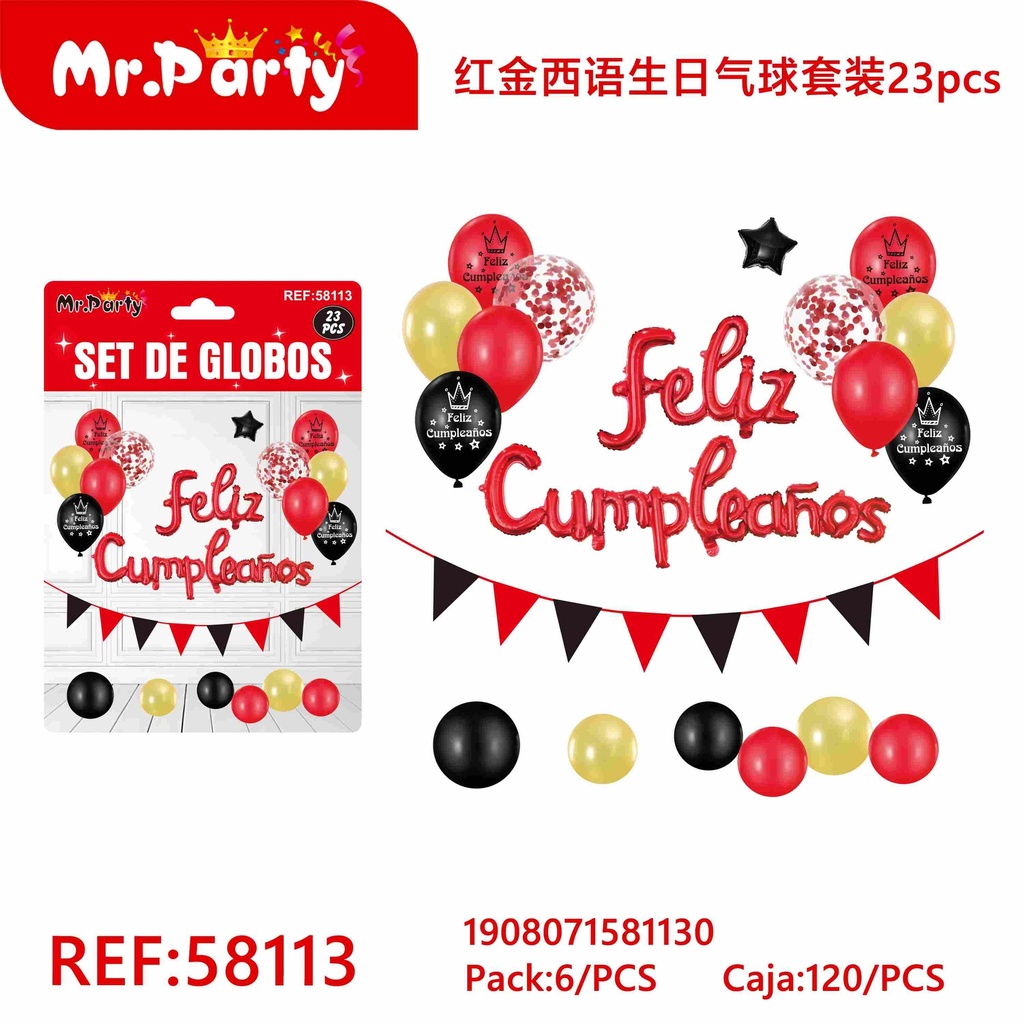 [Mr-58113] SET DE GLOBOS