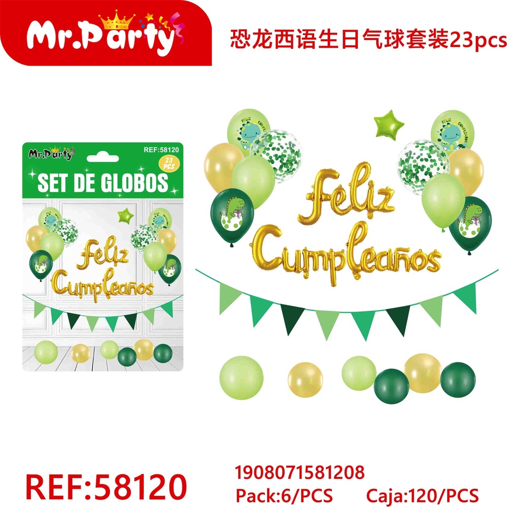 [Mr-58120] SET DE GLOBOS