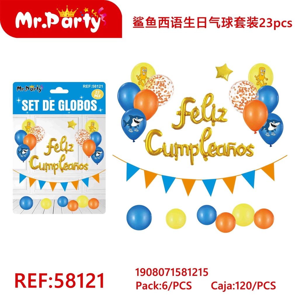 [Mr-58121] SET DE GLOBOS