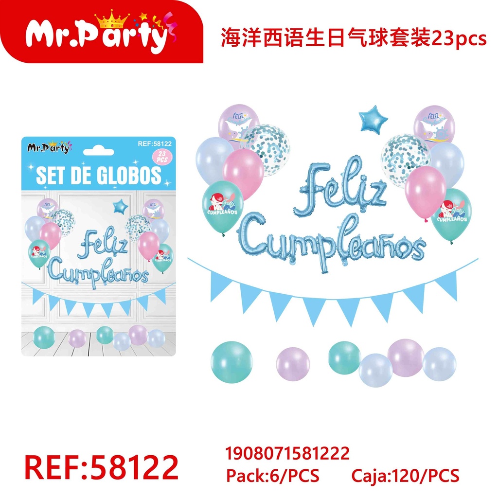 [Mr-58122] SET DE GLOBOS