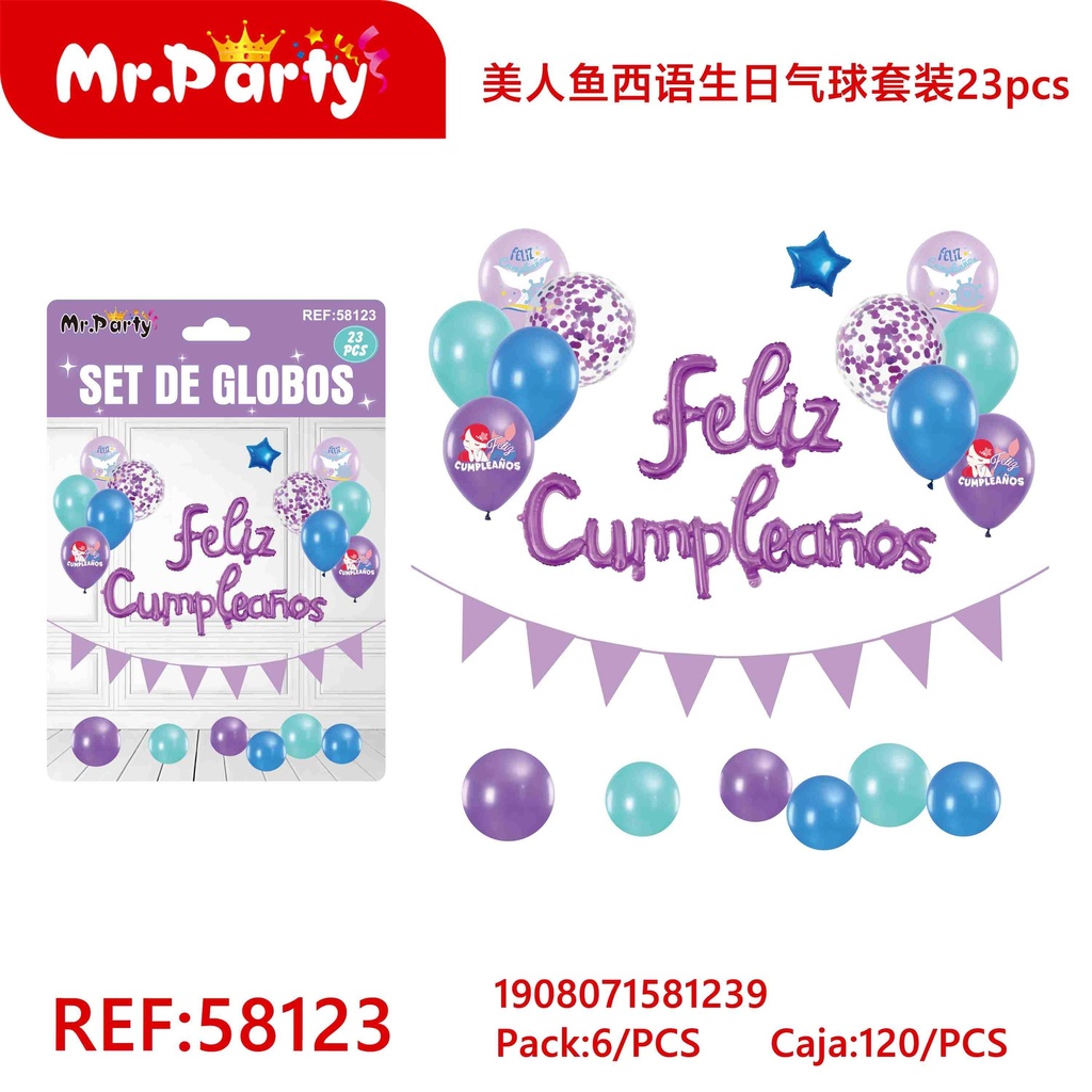[Mr-58123] SET DE GLOBOS