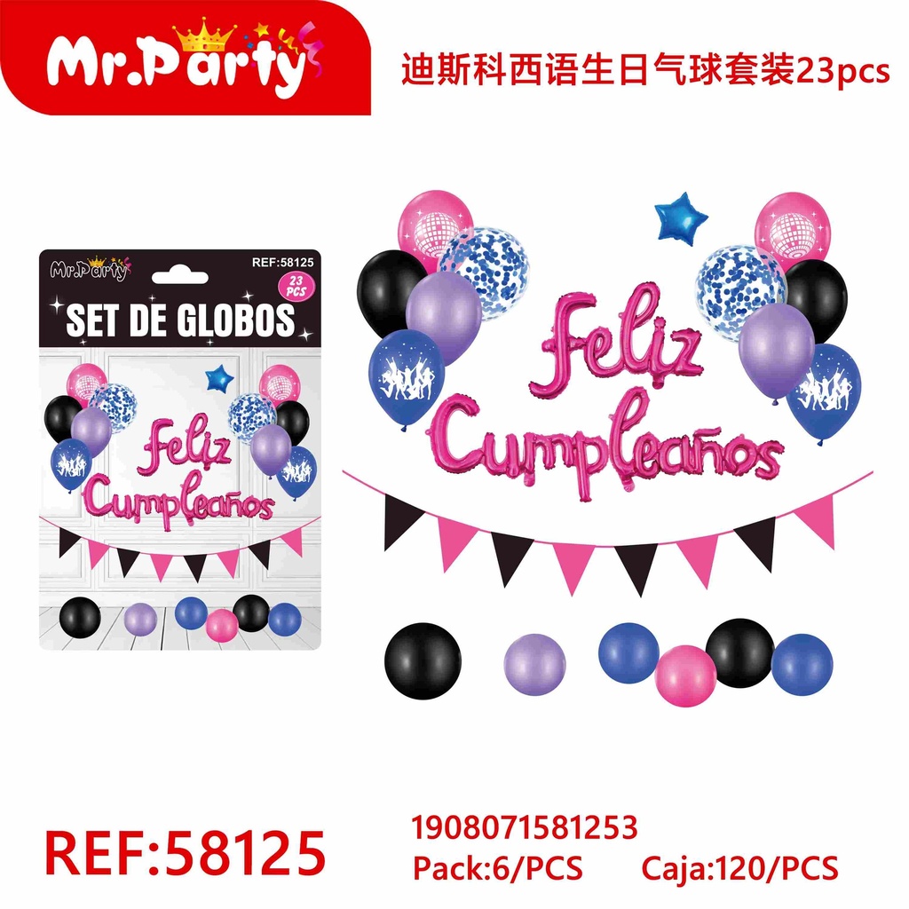 [Mr-58125] SET DE GLOBOS