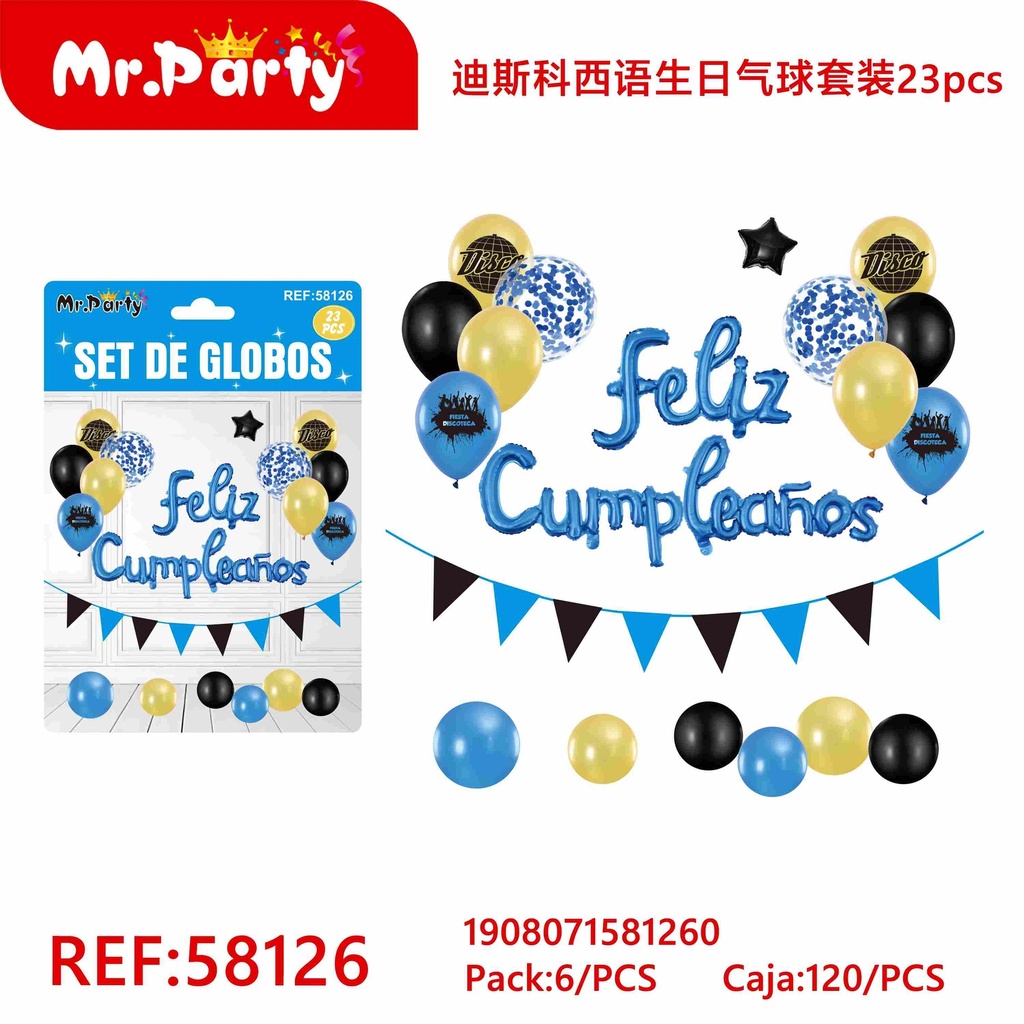 [Mr-58126] SET DE GLOBOS