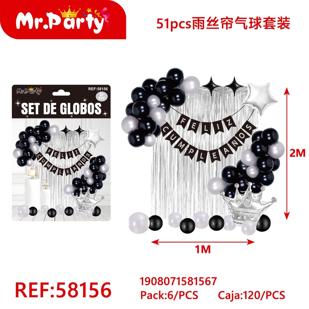 [Mr-58156] SET DE GLOBOS