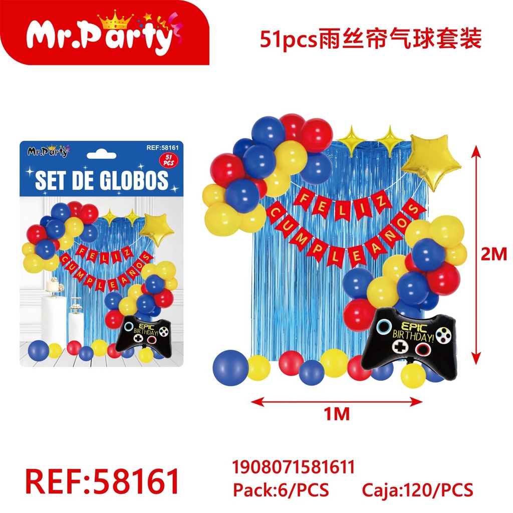 [Mr-58161] SET DE GLOBOS