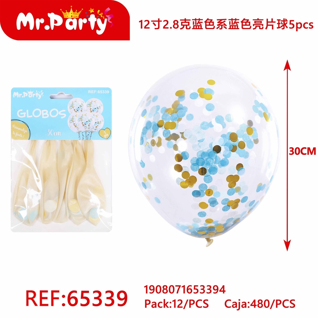 [Mr-65339] GLOBO CON CONFETI