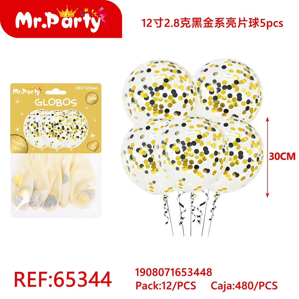 [Mr-65344] GLOBO CON CONFETI