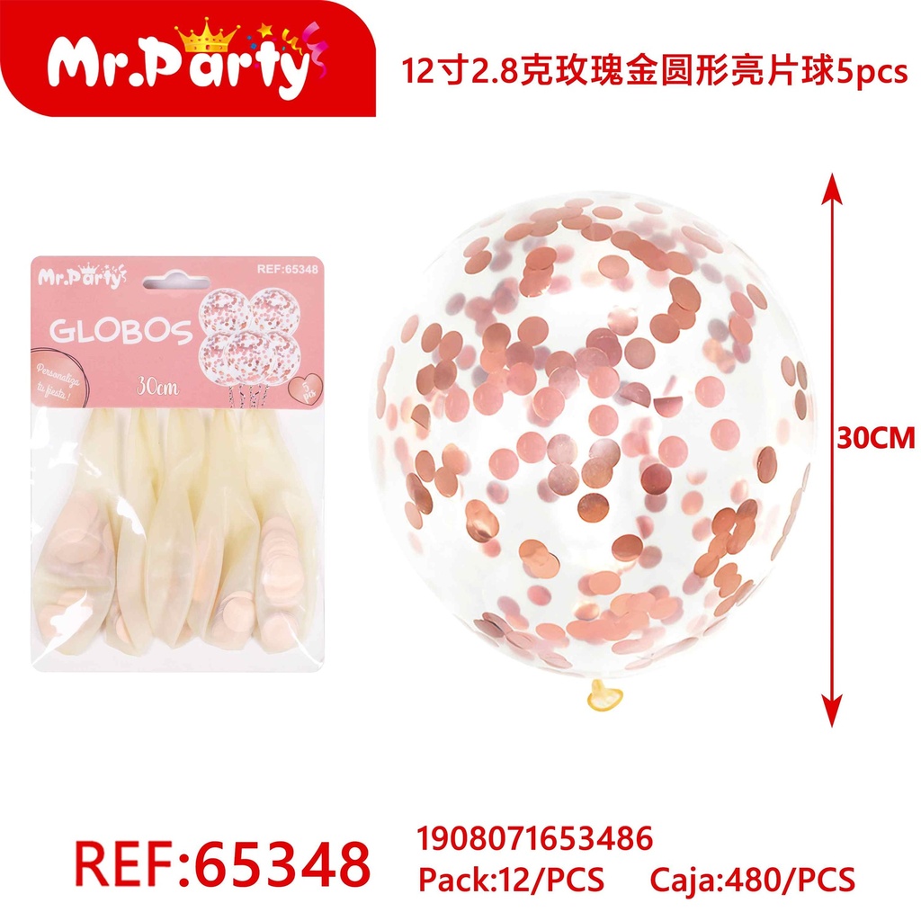 [Mr-65348] GLOBO CON CONFETI