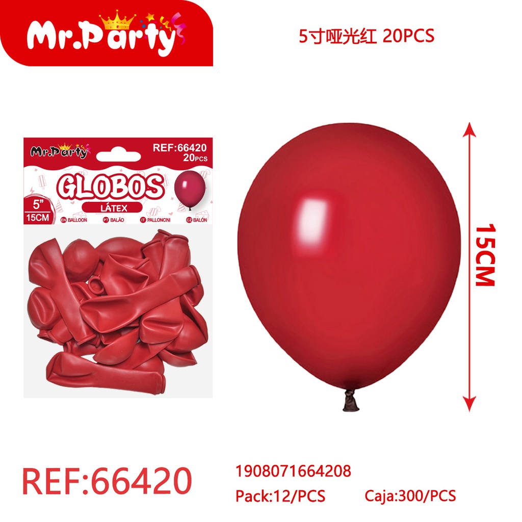 [Mr-66420] GLOBOS LATEX